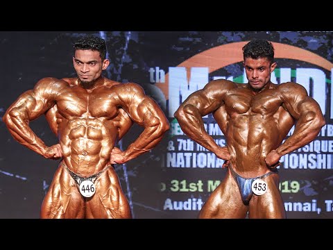 Sunith Jadhav Wins Gold in Mr INDIA 2019 90 KG Weight Category - Comparison & Results