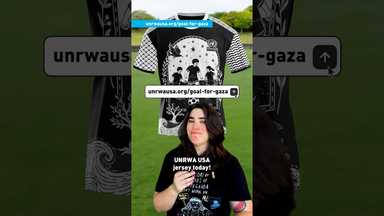 Goal for Gaza Jersey: Limited Edition Merch Supporting Palestine Refugees