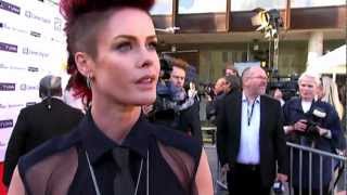 Aqua - Lene Nystrøm на красной дорожке премии Gullruten / 2012