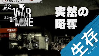 【This War of Mine】#2 人間追い詰められたら、何するかわかりませんからねぇ