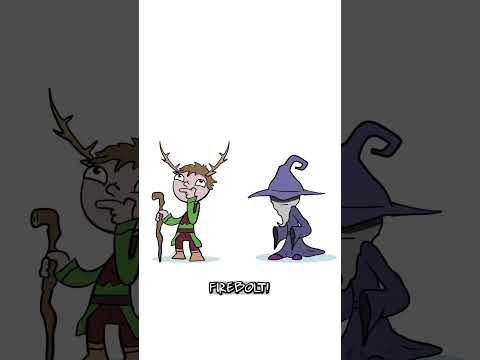 Low Level Wizards Vs Druids - DnD Stories Animated