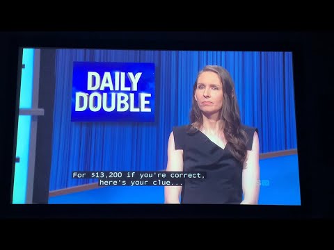Jeopardy, Jackie Kelly Day 3 - 1st Daily Double (3/29/22)