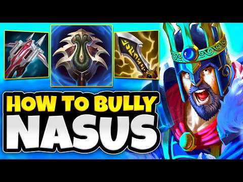 THIS IS HOW YOU BULLY NASUS AS TRYNDAMERE ( THE DAWN GETS DOMINATED )