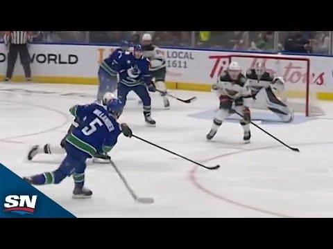 Canucks' Willander Picks Top Corner For First Career NHL Goal