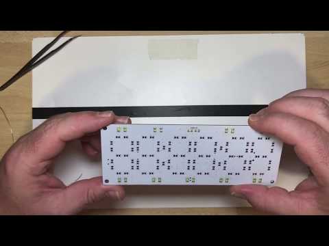 Soldering the Geekcreit® DIY 6 Digit LED Large Screen from banggood.com