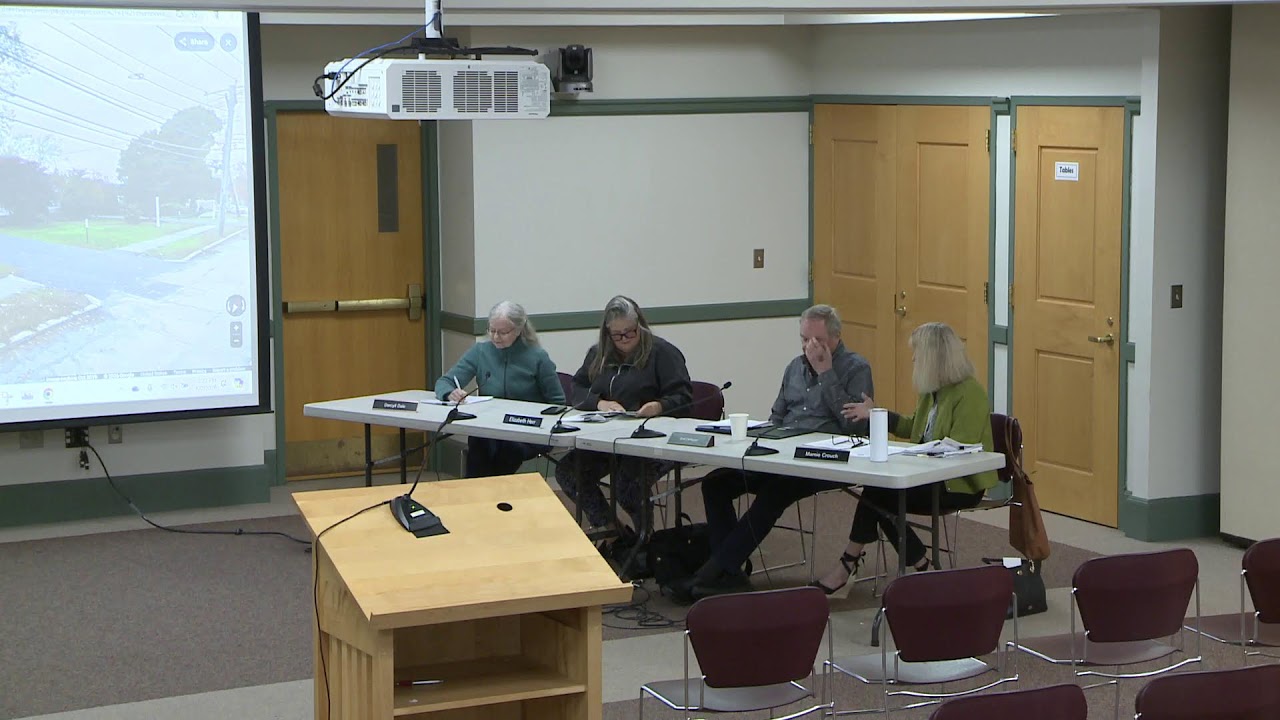 From the Planning Board