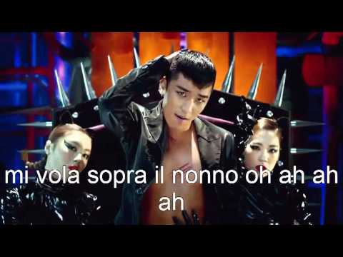 BIGBANG - FANTASTIC BABY parody italian misheard lyrics / canzone coreana italianizzata