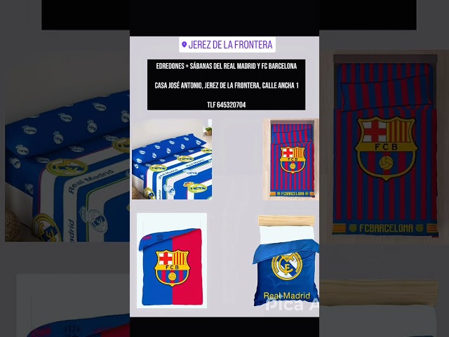 Vídeo relacionado con Real Madrid C.F. Juego de Sábanas Verano Modelo Azul 2025, Cama 90 cm