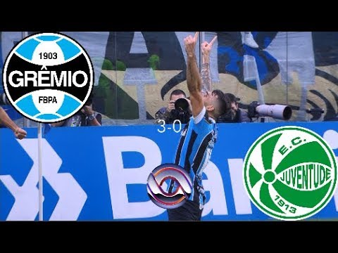 Gols - Grêmio 3 x 0 Juventude - Copa do Brasil 2019