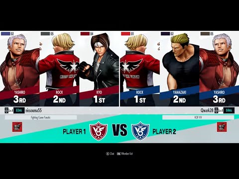 nissouma55 (Yashiro/Rock/Kyo) vs. Qwark28 (Rock/Yamazaki/Yashiro) Winners Finals - KOFXV ICFC EU W3