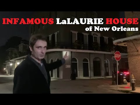 LaLAURIE HOUSE in New Orleans. American Horror Story.
