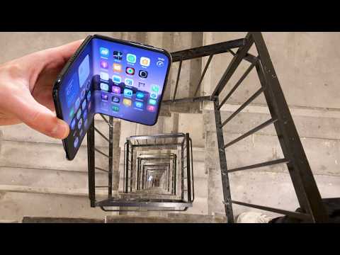 Dropping iPhone Duo from Spiral Staircase - 200 Feet - Will it Survive?