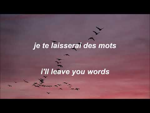 je te laisserai des mots // patrick watson lyrics with english translations