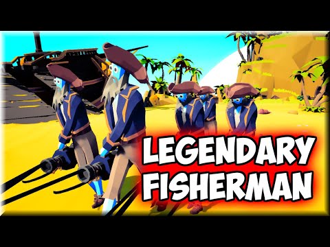 Legendary Fisherman vs Every Faction - TABS MODS GAMEPLAY