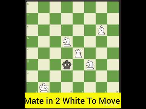 Chess Puzzle-554. Find Checkmate in 2 Moves For White #chess #chesscom #checkmateintwo #chesspuzzle
