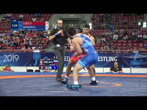 1/8 GR - 80 kg: V. COJOC (ROU) v. A. BATAZHEV (RUS)