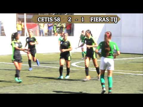 CETIS 58  VS  FIERAS TIJUANA  FINAL DE LIGA FEMENIL INTERPREPAS  ACADEMIA REAL TIJUANA