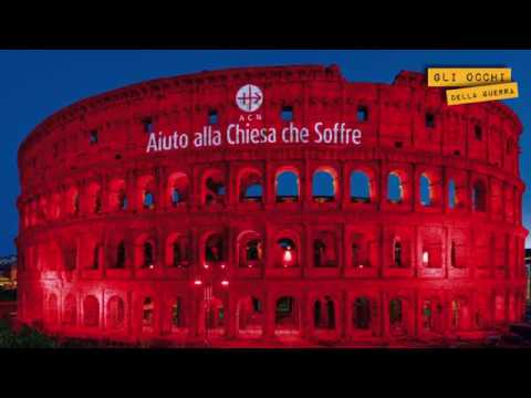 Il Colosseo si tinge di rosso per non dimenticare i cristiani perseguitati