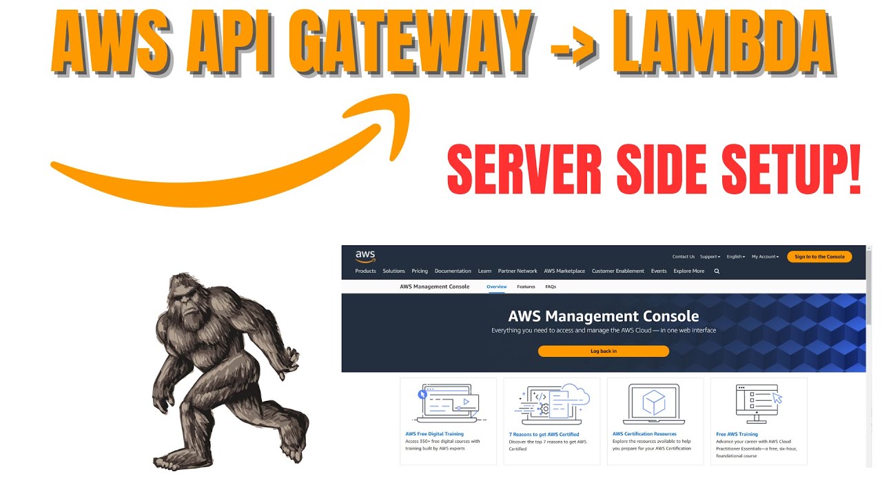 Create an AWS API Gateway connected to a Lambda Function