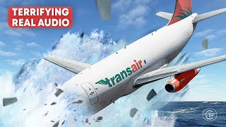 All Engines Shut Down in Flight | Falling Fast into the Ocean (With Real Audio)