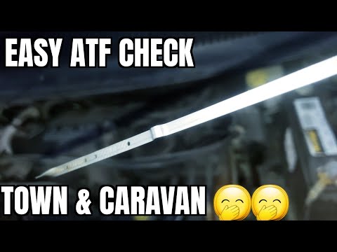 2001 2007 Town & Country Automatic Transmission Fluid How to Check Atf Doge Caravan 2006 2005 2004
