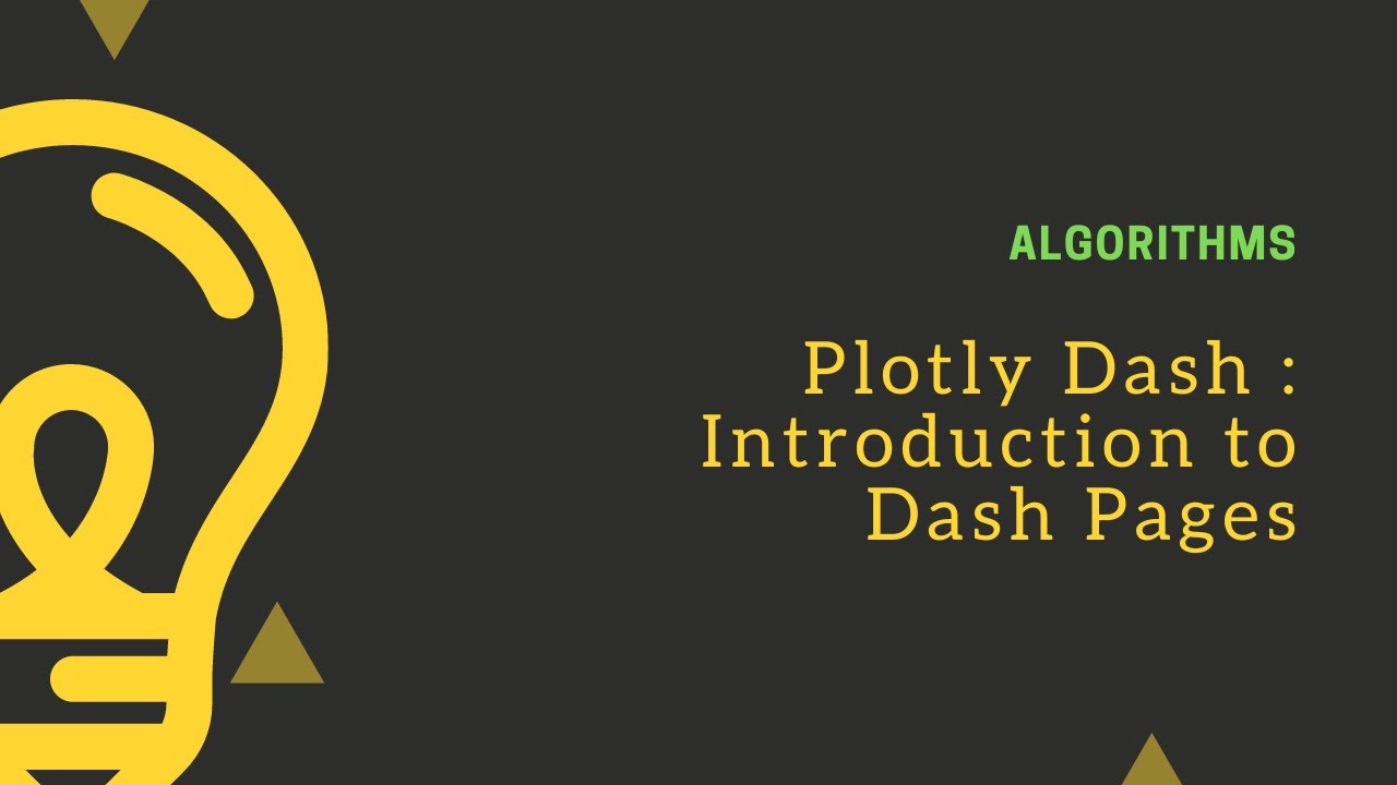 Plotly Dash: How to create multipage app using dash 