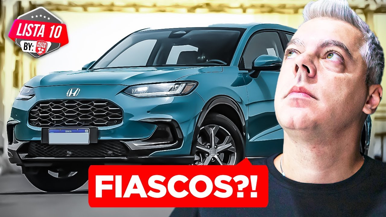 10 PIORES carros de 2024 no momento! Fiascos, grandes decepções. Modelos que não agradaram o público