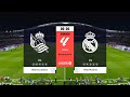 Real Sociedad vs Real Madrid | Reale Arena | 2023-24 La Liga | PES 2021