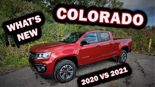2020 Chevy COLORADO vs 2021 Chevy COLORADO - 6 BIG CHANGES - Here is what's new!