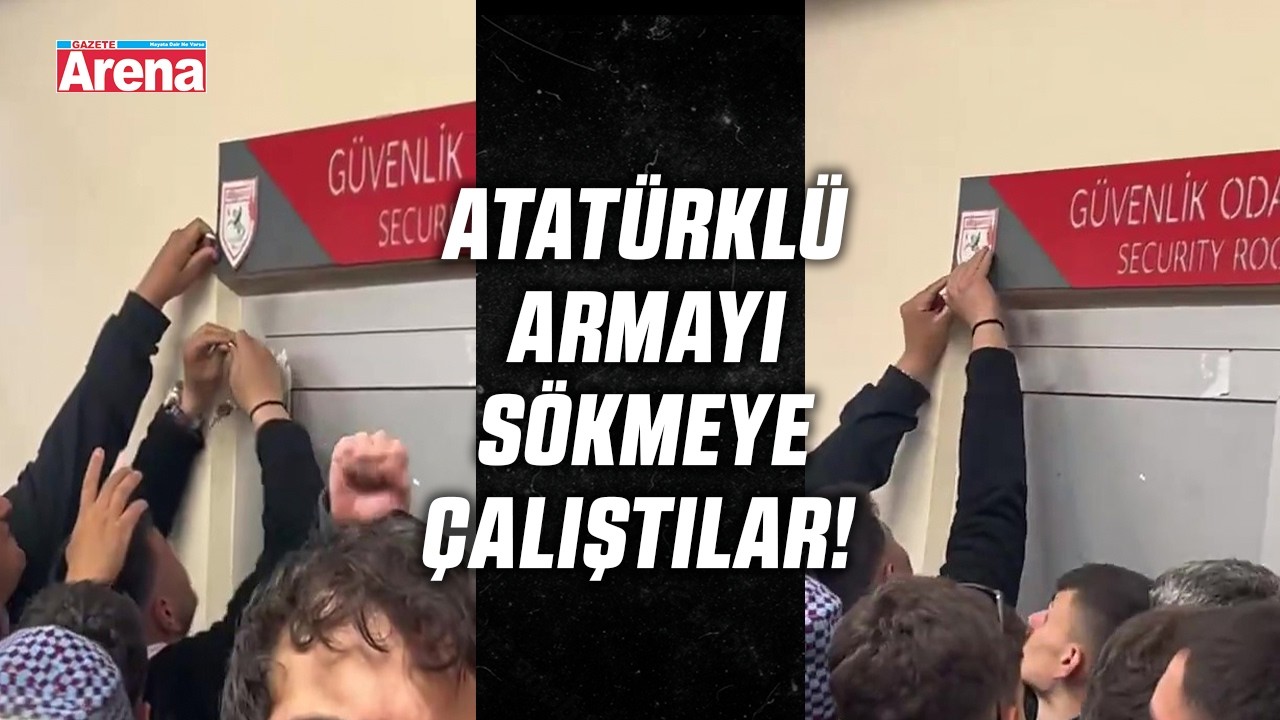 Atatürklü Armayı sökmeye çalıştılar!