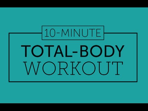 10 Minute Total Body Workout - [ No equipment needed!]