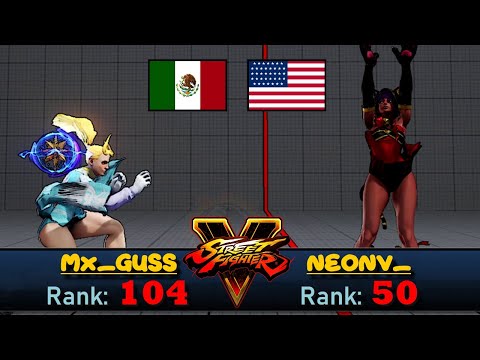 [TOP PLAYERS SF V CE FT2] Mx_Guss (Mex) vs NeonV_ (USA) #sfv #sfvce