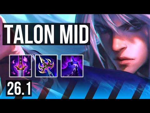 TALON vs ORIANNA (MID) | KR Master | 26.1