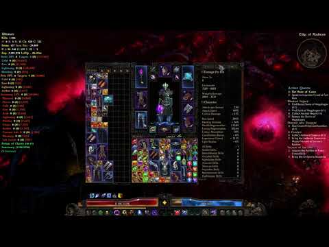 Leveando Wizard (Path of Grim Dawn - MOD) Set Lokarr vs Logorreano
