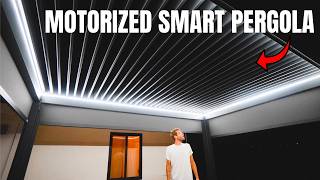 I Didn't Know This Existed!!! DIY Motorized Smart Pergola with Rotating Louvers