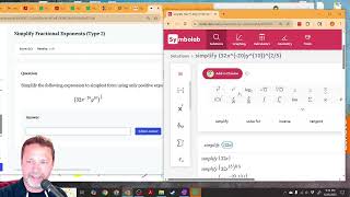 Using Symbolab to simplify rational exponents
