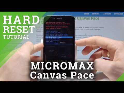 HARD RESET MICROMAX Canvas Pace 4G Q416 - Bypass Screen Lock