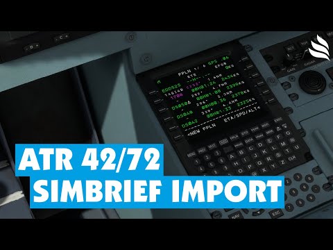 ATR 42/72: SimBrief Flugplan importieren