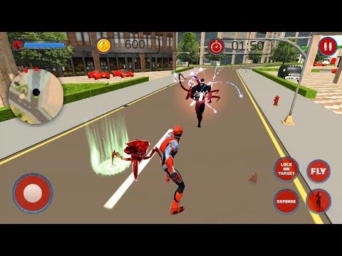 Multi Robot Spider Hero vs Panther Villain (by Witty Gamerz) Android GamePlay