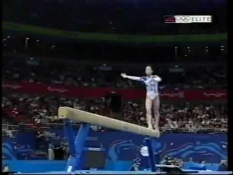 Mok Un-Ju (PRK) 2000 Olympic Prelims - Beam