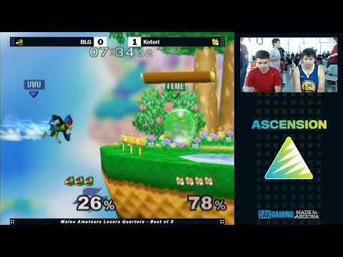 Ascension VII Melee Amateurs Losers Quarters - BLG (Falco) vs PEPIS|Kotori (Fox)