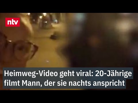 Heimweg-Video erreicht Millionen: 20-Jährige filmt Mann, der sie nachts anspricht