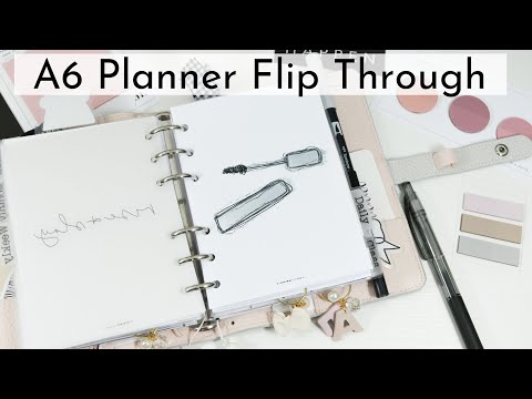A6 Updated Flip | Aura Estelle A6 Planner Flip Through