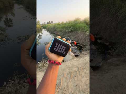 JBL Go pipe jumping drop puliya water speaker testing
