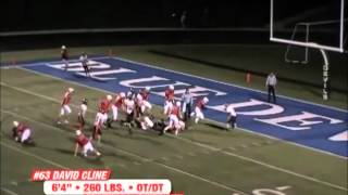 preview picture of video 'FOOTBALL RECRUIT: David Cline- 6'4, 260 LBS (OT/DT) Bishop Rosecrans HS, Class of 2013'