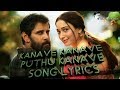 Best Whatsapp Status Sketch Song Kanave Kanave Puthu Kanave Lyrics Video Ashok Raja