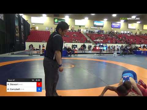 2018 Marine Corps US Open/Masters B Freestyle 62 Quarters - Roger Stewart (NYAC) Vs. Kurt Campbell