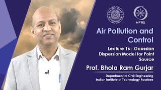 Lecture 16: Gaussian Dispersion Model for Point Source