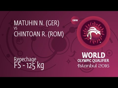 Repechage FS - 125 kg: R. CHINTOAN (ROM) df. N. MATUHIN (GER) by Injury Default, 0-0