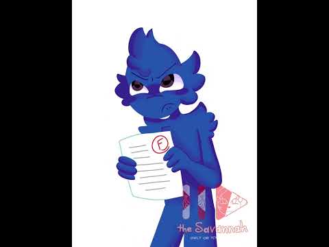 come on... boys don't cry // meme // ft blue and red // #rainbowfriends #animation #blue #red